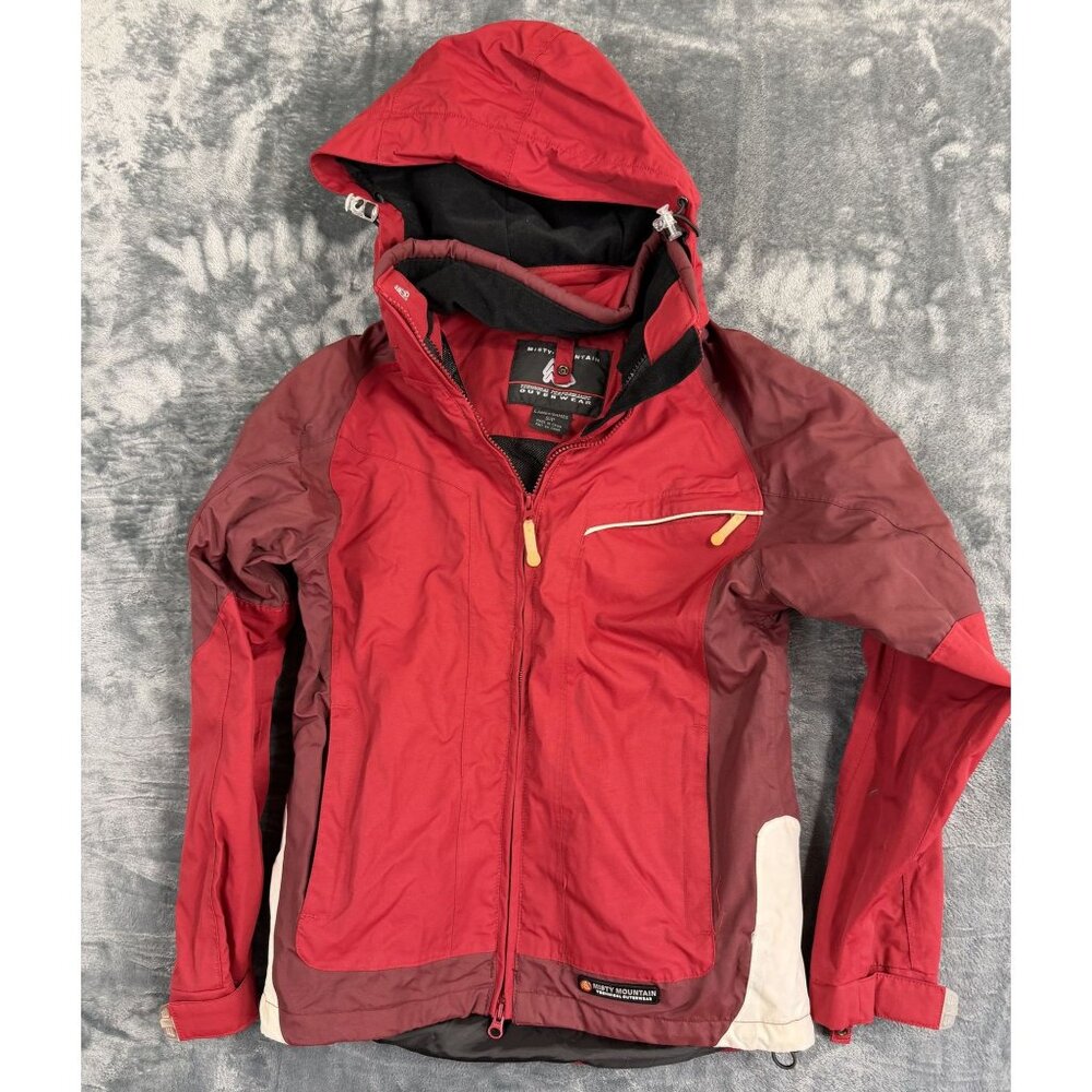 Misty Mountain Ladies Red Technical Performance Jacket Hooded S
